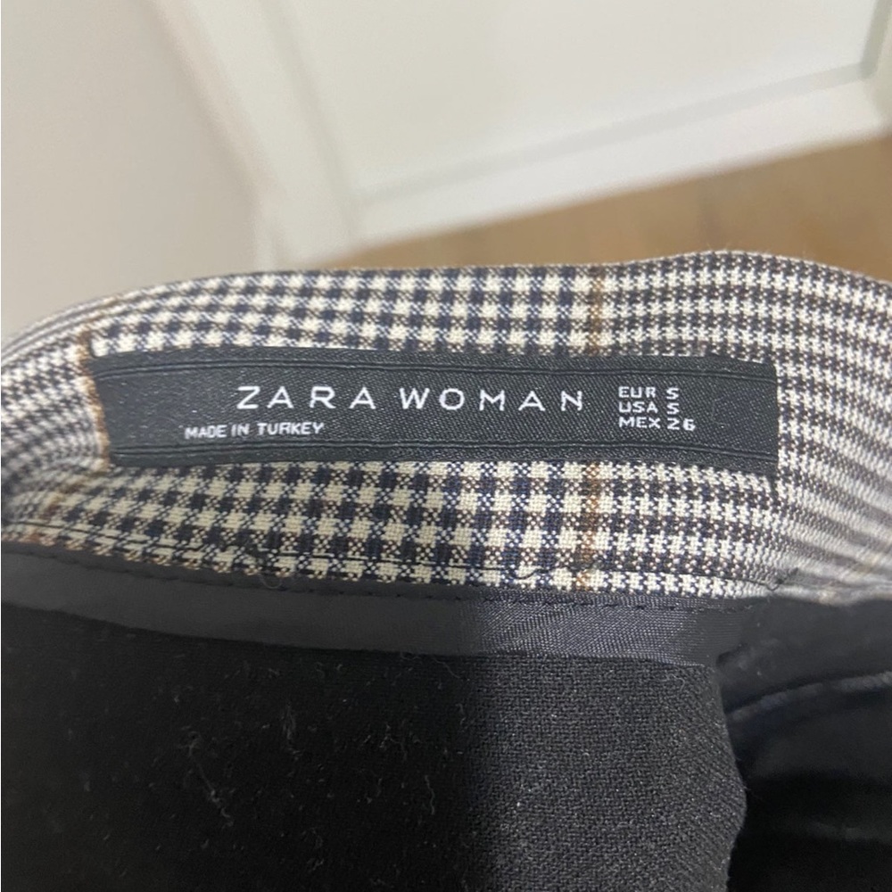 Zara plaid skirt